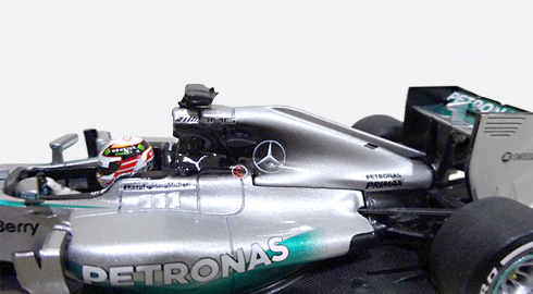Mercedes F1 W05_レジン製ミニカーの小ロット製造